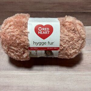 Red Heart Hygge Fur Yarn Dusty Pink 7 Oz Bulky Weight 5 Faux Fur 260 Yds/238 M C